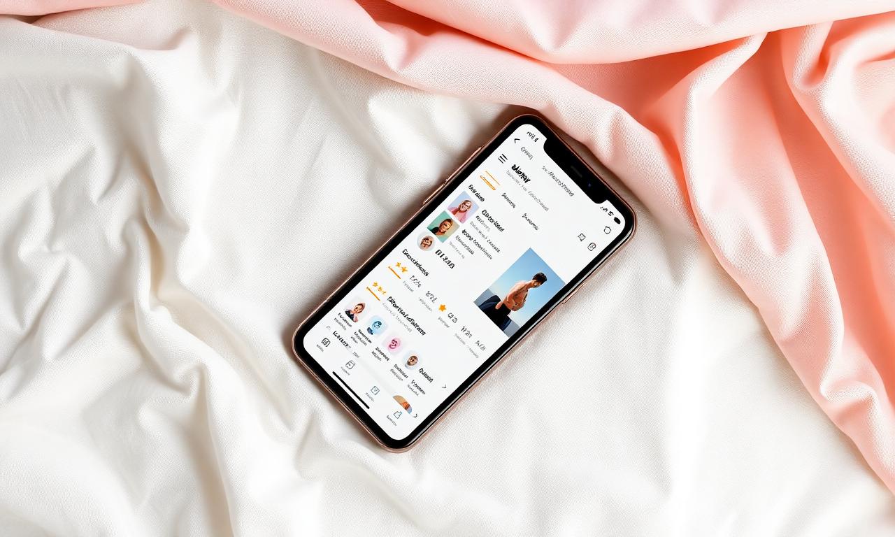 Mobile product page mockup on a warm cream background showing star ratings, customer photos and review snippets